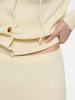 Women's Autumn Winter Knit Cardigan Pants Set Slim Fit Long Sleeve Long Trousers Simple Solid Color Sweater Suit