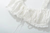 Women's Matching Sets White Y2k Vintage Lace Square Neck Cropped Top & Maxi Skirt Set Holiday Dress Boho Beachwear