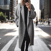 Cardigan Jacket Elegant Women's Woolen Jacket with Turn-down Collar Double Button Closure for Commuting Suit Jackets