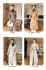 Dual Purpose Collar Wool Coat Horn Button Women 100% Wool Overcoat Double-Layers Autumn Winter Long Jacket Thick Trench Coat #23