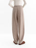 Leisure Loose-fitting High-waisted Drawstring Knit Lantern Pants for Women Winter Style Korean Style
