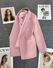 Spring Autumn Long Sleeve Female Blazer Double Button Jacket Ladies Business Work Wear Formal Coat Women Outerwea