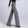 Thickened Woolen Wide-leg Autumn Winter Herringbone Makes It Look Slim Straight-leg Casual Pants Women