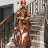 African Dresses for Women Traditional Africa Clothing Dashiki Ankara Bazin Gown Abayas Robe Muslim Kaftan Maxi Long Dress