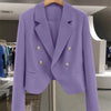 Blazer Women Coat Spring Office Lady Blazer Womens Casual Korean Short Temperament Suit Jacket Female Outerwear