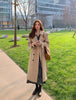 Trench Coat Women Double-Breasted Trenchcoat Lace Female Autumn Casual Coats Windbreaker Outwear Raincoat Streetwear