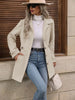 Autumn/Winter Women's Casual Coat Flattering Loose-Fit Notched Lapel Single-Row Multi-Button Mid-Length Wool Blazer