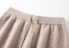 Leisure Loose-fitting High-waisted Drawstring Knit Lantern Pants for Women Winter Style Korean Style