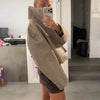 Casual Pu Leather Women's Jacket Chic Solid Long Sleeve Stand Collar Female Outwear Autumn Winter Street Short Lady Jacket