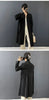 Lightweight Women's Pleated Trench Coat Autumn Chic Loose Single Breasted Stand Collar Long Windbreaker 2DB5549