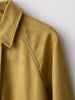 Women Lapel Long Sleeve Jackets Loose Casual Short Faux Suede Yellow Outwear Autumn High Street Chic Coat