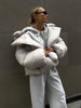 Winter Warm Cotton Puffer Jackets Women's Loose Parkas Coat Vintage Bread Jacket Outwear Office Ladies Quilted Jacket