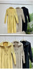 Lightweight Women's Pleated Trench Coat Autumn Chic Loose Single Breasted Stand Collar Long Windbreaker 2DB5549