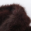Elegant PU Fur Patchwork Jacket Women Loose Detachable Collar Lapel Double Breasted Jackets Female Winter Warm Outwear