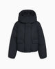 Warm Women's Hooded Cotton Padded Coats Loose Solid Stand Collar Full Sleeve Zipper Pockets Coat Autumn Winter Lady Outwear