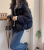 Parkas Women's Jacket Korean Autumn Winter Loose Hooded Thicken Warm Short Down Cotton Padded Coats Female Tops