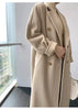 101801 Women Coat Winter Women's Jacket 10% Cashmere 90% Wool Classic Camel Wool Coat