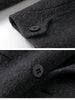 100% Pure Wool Short Coat Women Woolen Jacket Cropped Warm Relaxed Fit Chic Office Commuter Winter Outerwear