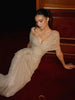 Mesh Patchwork Long Dress Woman Skew Collar Hollow Design Off Shoulder Midnight Prom Party Ruched Elegant Vestidos