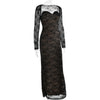 Sexy Valentine's Day Dress Women Patchwork Jacquard Double-Layer Elegant Coquette Evening Prom Party Long Bodycon