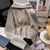 2026Autumn Winter knitted Cardigan Sweater Women Long-Sleeved Zipper High Neck Coat Female Loose Sweater Ladies Tops