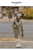 Autumn Winter Korean Loose Women Down Cotton Coat Hooded Medium Length Cotton Coat Large Pocket Windproof Coat