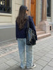 Autumn Women Stand Collar Woolen Jacket Single Breasted Long Sleeve Female Coat Chic Street Office Short Outerwears