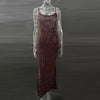 Sexy Mesh See Through Slim Evening Party Dresses Fall Winter Strap Christmas Outfits Glitter Diamond Long Dress for Women