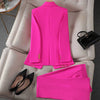 Women Elegant Formal Blazer Sets Double Breasted Lapel Blazer And Straight Slim Pants Evening Party Wedding Blazer Set