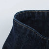 Women's European and American Style Denim Jacket Spring and Autumn Elegant High Street Double Breasted Coats
