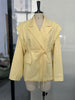 Elegant Commute Suit jacket Female Lace-Up Loose Pocket Patchwork Lapel Party Looks Outwear For Women Bandage Coat jacket