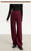 Minimalism Casual Pants for Women Autumn Wide Leg Loose Vertical Elastic Waist Drawstring Sporty Trousers 12343338