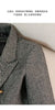 Spring Autumn Women's Suit&Blazer Jacket Design Versatile Temperament Herringbone pattern Coat Top
