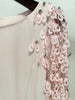 High Street Designer Women's Spliced Mesh Diamonds Beaded Long Sleeved Floor Length Maxi Long Dress