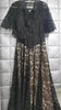 Elegant 2 Pcs Set Shawl V-neck Flower Lace Hollow Out Swing Dress Women's Evening Party Dresses Spring 35Z4387