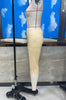 Women Capri Pants Elastic High Waist 3/4 Length Slim Fit Trousers y2k Aesthetic Plaid Print Slit Cropped Leggings Casual Daily