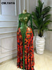 Women O-neck Long Sleeve Big Swing A-line Maxi Dress Spring Evening Sexy Parties Vacation Long Dresses Vestidos