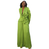 Street OL Work Women's Set Long Sleeve Blazers Tops and Wide Leg Pants Suit Fall Vacation Two 2 Piece Set Outfits