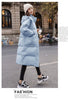 Down Cotton Jacket Women's Winter Clothing Korean Loose Cotton-Padded Coat Casual Long Overcoat Thick Warm Hooded Parka
