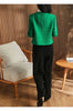 Spring Autumn Women's Blazers 2026New Elegant Slim Cropped Streetwear Green Suit Coat Ladies Jackets Outwear Female Tops