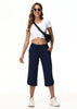 Women Casual Cropped Capris Cargo Pants, Outdoor Lightweight Capris Yoga Flared Pants, Breathable Quality Sweatpants