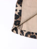 Leopard Ripped Wide Leg Jeans For Women High Waist Patchwork Button Loose Denim Pant Female Clothing