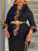 Elegant Plus Size African Party Dresses for Women Dashiki Ankara Wedding Evening Gown Elegant Muslim Maxi Dress