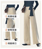 Korean Autumn Winter High Waist Wool Blend Womens Pants Loose Casual Female Straight Trousers Versatile Lady Pants