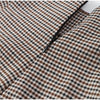 Women Checked Belt Jacket Shorts Set Retro Chic Full Sleeve Lapel Buttons Pockets Blazer Sets Lady Daily Commute Street Outfit
