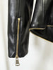 Designer Jacket Women's Slim Fitting Zippers Artificial Leather Blazer