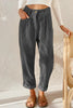 Customizable Corduroy Loose Straight Trousers Women Spring Autumn High Waist Casual Lady Oversize Loose Pants Suit Pants