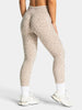 Histello Women Fitness Leggings High Waist Leopard Print Seamless Tummy Sculpt Butt Lift Stretch Slim Gym Jogging Sports Pants