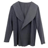 Korean Lady Long Sleeve Suit Outwear Femme Pleats Please Blazer Top Coat Autumn Women Advanced Leisure Jacket