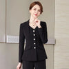 Spring Autumn Women Blazer Jacket And Pant Suit White Red Black Blazer Trousers 2 Piece Set Ladies Office Work Suit